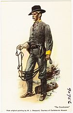 The Cavalryman, from original painting W. L. Sheppard, courtesy of Confederate Museum (90756).jpg