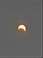 The Maine Partial Eclipse A Few Minutes Before The Maximum Coverage