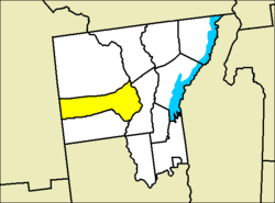 Location of Thurman in Warren County