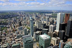 Toronto from cn tower