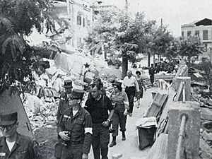 US army in Skopje 1963