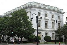 United States Post Office and Custom House Burlington Vermont from west
