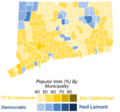 United States Senate election results in Connecticut by municipality, 2006