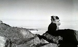 Ursula B. Marvin in Antarctica
