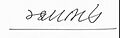 Vo Van Thuong’s signature