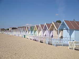 West Mersea beach huts 2