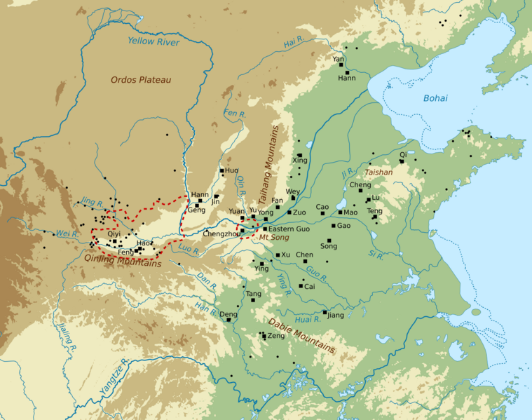 Western Zhou geography