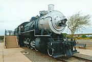 Yuma-Yuma Quartermaster Depot–1864-4-Southern Pacific Railroad Locomotive X2521-1907
