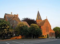 The municipal centre and St Peter's Church