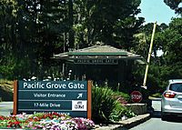 17 mile drive at Pacific Grove entrance