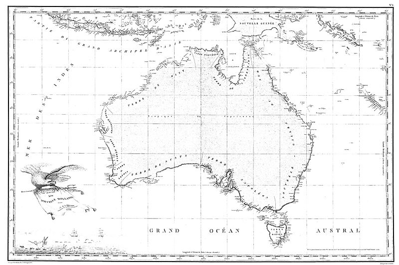 1811 Freycinet Map