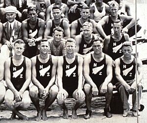 1932 NZ Summer Olympics rowing team