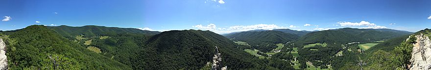 Seneca Rocks view