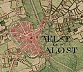 Aalst, Belgium ; Ferraris Map