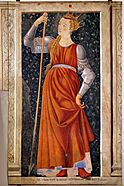 Andrea del castagno, Ciclo degli uomini e donne illustri, 1448-51, 04 regina tomiri