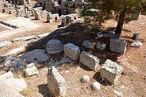 Archeological Site in Ancient Corinth