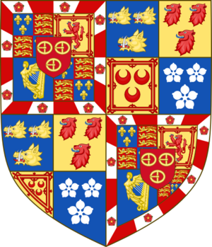 Arms of Charles Gordon-Lennox, 6th Duke of Richmond