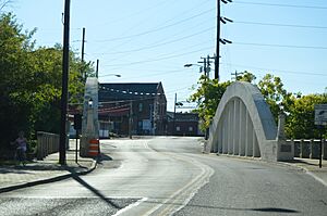 Benson Street Concrete Bowstring Bridge in color