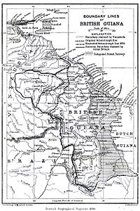 Boundary lines of British Guiana 1896