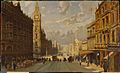 Bourke St East by George Hyde Pownall 1912
