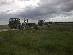 British military trucks