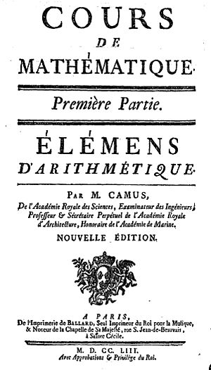 Camus - Cours de mathématique