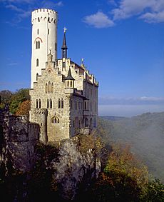 Castle Lichtenstein at Lichtenstein-Honau, Baden-Württemberg