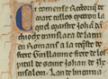 Chantilly, Musée Condé, MS fr. 433 (590) - dedication to Wm of S. Stefano