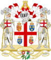 Coat of arms of the Virginia Company (after 1714)