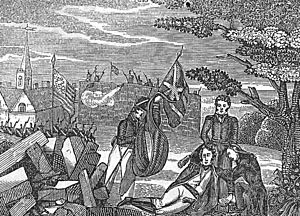 Death of General Pike at the Battle of York