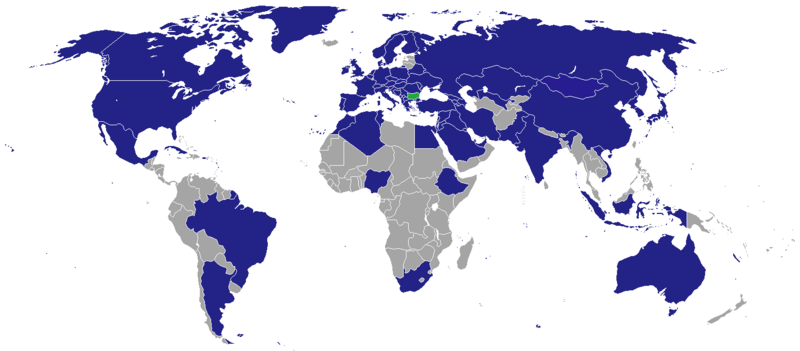 Diplomatic missions of Bulgaria