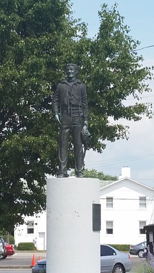 Dominic Salvatore Gentile Piqua Ohio Statue