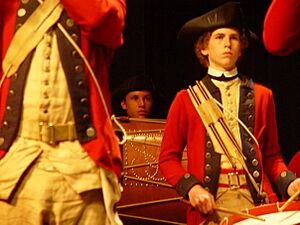 Drummer from Colonial Williamsburg performance