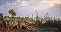 Dutch Squadron attacking Spanish fortress