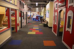 Exhibit floor, Children's Museum at Holyoke.JPG