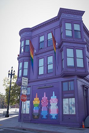 Fnnch, Market Street SF LBGT Center Oct 2020
