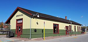 Former Canadian National Railway Station-214 Main Street North-Markham-Ontario-HPC6762-20201017 (2)