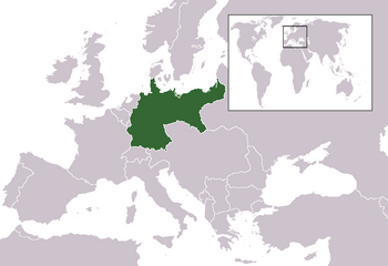 Territory of the German Empire in 1914, prior to World War I