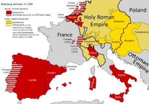 Map of Europe 1700