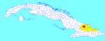 Holguín (Cuban municipal map)