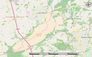 Holland Marsh map