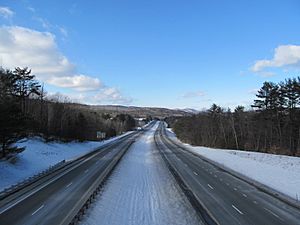 Interstate 89 northbound, Hartford VT