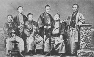 Ito Hirobumi of Choshu Domain and Okubo Toshimichi of Satsuma Domain in Tokyo 1869
