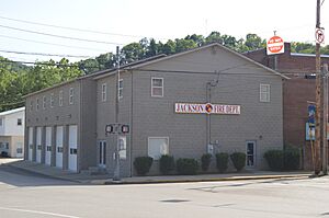 Jackson Fire Department from east