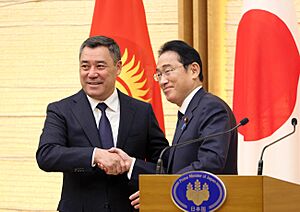 Japan-Kyrgyz Summit Meeting (2023) 01