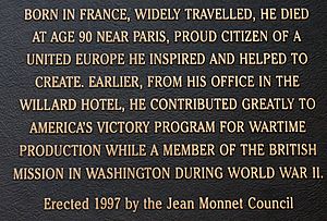 Jean Monnet plaque