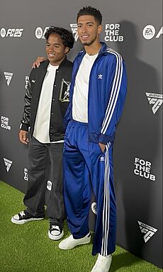 Jude Bellingham and Endrick in 2024