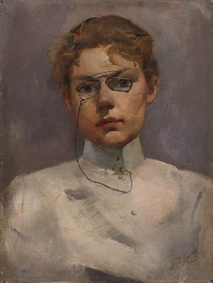 Julian Ashton - Study of Alice Muskett