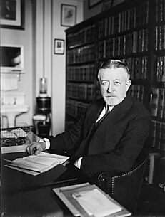 Justice Edward Terry Sanford at desk