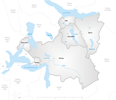 Karte Kanton Schwyz Bezirke